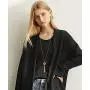 FUNRUN JEWELRY 3PCS Long Pendant Necklace for Women Circle Knot Tassel Necklace Sweater Chain Statement Necklace Set