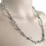 Silver Wire Chains Necklace for Men Women Hip Hop Punk Gothic Thorns Choker Jewelry for Boys