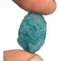 gemhub Raw Rough Aquamarine 18.50 Ct Uncut Natural Sky Blue Aquamarine Gemstone Crystal Gem Loose Stone