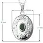 Finejewelers Sterling Silver Birthstone Locket Pendant Necklace Finejewelers Sterling Silver Birthstone Locket Pendant Necklace