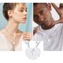 U7 Couples Necklace Stainless Steel Gold Color Custom Cat Yin Yang/Heart Puzzle BFF Friendship/Mother Daugther/His and Her Matching Set Necklaces for Men Women