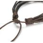 Jstyle 12Pcs Braided Bracelet for Men Beaded Bracelets Wrap Leather Wooden Bracelets Adjustable
