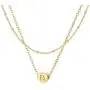 ABDOT Heart Initial Necklaces for Women Girls 14k Gold Plated Heart Pendant Letter Alphabet Necklace Personalized Layered Necklaces Birthday Jewelry Gifts