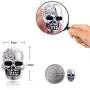 Stainless Steel Skull Studs Earrings Crystal Eye Skeleton Head Bone Stud Earrings for Men Women Stainless Steel Skull Studs Earrings Crystal Eye Skeleton Head Bone Stud Earrings for Men Women