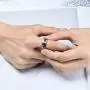 King Will INTERTWINE 8mm Mens Stainless Steel Wedding Ring Spinner Statement Band Knot Design High Polished