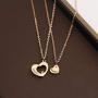 Zuo Bao Mother Daughter Necklace Mommy and Me Matching Heart Necklace