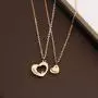 Zuo Bao Mother Daughter Necklace Mommy and Me Matching Heart Necklace Zuo Bao Mother Daughter Necklace Mommy and Me Matching Heart Necklace