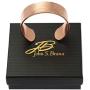 Chased Copper Cuff Bracelet By John S Brana Handmade Jewelry 100% Solid Uncoated Copper