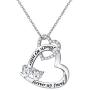 Sterling Silver Sisters Necklace Always My Sister Forever My Friend Heart Pendant Necklace Or Bracelet Or Ring Gift For Sister