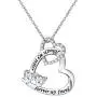 Sterling Silver Sisters Necklace Always My Sister Forever My Friend Heart Pendant Necklace Or Bracelet Or Ring Gift For Sister