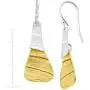 Silpada Combination Drop Earrings in Textured Brass & Sterling Silver Silpada Combination Drop Earrings in Textured Brass & Sterling Silver