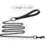 Leather Collar and Leash Neck Choker Adjustable Necklace Detachable PU Leather Punk Choker Belts Harness Role Play Game Collar Soft Leather Choker Neck Collar with Chain Leash