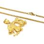 Heavstjer Punk Stainless Steel Animal Dragon Pendant Necklace,22inches Link Chain