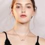 TANGPOET Heart Necklace for Women 18k Rose Gold Plated Infinity Love S925 Sterling Silver Cubic Zirconia Pendant Jewelry Gift for Teens Wife Couple