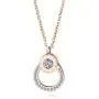 León Jewelry Roman Numerals Cubic Zirconia Ring Round Pendant Necklace Stainless Steel Rose Gold Plated for Women Girls León Jewelry Roman Numerals Cubic Zirconia Ring Round Pendant Necklace Stainless Steel Rose Gold Plated for Women Girls