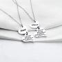 FOTAP Aunt and Niece Gifts The Love Between Aunt and Niece is Forever Necklaces Set Auntie Gift Niece Necklaces