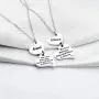 FOTAP Aunt and Niece Gifts The Love Between Aunt and Niece is Forever Necklaces Set Auntie Gift Niece Necklaces FOTAP Aunt and Niece Gifts The Love Between Aunt and Niece is Forever Necklaces Set Auntie Gift Niece Necklaces