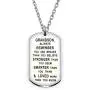 AGR8T Grandson Pendant Necklace Birthday Dog Tag Gifts for Men Boy You are Braver Stronger Smarter Than You Think AGR8T Grandson Pendant Necklace Birthday Dog Tag Gifts for Men Boy You are Braver Stronger Smarter Than You Think