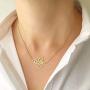 MONOZO Name Necklace Personalized, 14K Gold Filled Name Necklace Girls Dainy Nameplate Necklace Personalized Jewelry Gifts for Women
