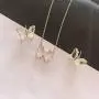 Amvie Butterfly Jewelry Set Necklace and Earrings Sets for Women Girls 18k Gold Plated Earrings for Women Studs Set Fashion Jewelry Gifts for Her/Mom/Wife Amvie Butterfly Jewelry Set Necklace and Earrings Sets for Women Girls 18k Gold Plated Earrings for Women Studs Set Fashion Jewelry Gifts for Her/Mom/Wife