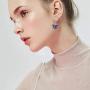 6-10 Pairs Butterfly Earrings for Women, MTSCE Colorful Acrylic Butterfly Stud Earrings Set for Women Girls Teens Fashion Jewelry Gift