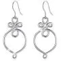 Eusense Celtic Knot Earrings, Sterling Silver Polished Good Luck Irish Celtic Jewelry Gift for Women Girls Eusense Celtic Knot Earrings, Sterling Silver Polished Good Luck Irish Celtic Jewelry Gift for Women Girls