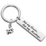 ENSIANTH Not My Circus Not My Monkeys Keychain Funny Retirement Jewelry for Coworker Boss Social Worker Gift