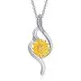 KINGWHYTE 925 Sterling Silver for Women Silver Jewelry Necklace 18+2'' Chain KINGWHYTE 925 Sterling Silver for Women Silver Jewelry Necklace 18+2'' Chain