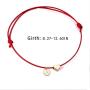 Aineecy Letter Coin Love Heart Bracelet for Women Mens Fashion Charm Braided Love Bracelet Heart Gold Plated Bangle Jewelry Gift