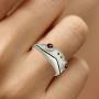 Stainless Steel Frog Ring for Women Teen Girls Boys Adjustable Frog Open Ring Cute Animal Rings Birthday Gift for Little Girl Boys