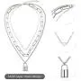 BVROSKI Lock Key Pendants Chains Necklace Set for Eboy Egirl Men Male Emo Goth Women Teen Girls Boys, Stainless Steel Jewelry Pack for Pants Punk Play BVROSKI Lock Key Pendants Chains Necklace Set for Eboy Egirl Men Male Emo Goth Women Teen Girls Boys, Stainless Steel Jewelry Pack for Pants Punk Play