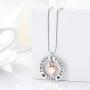 zeqingjw Heart Urn Necklace Cremation Jewelry for Ashes Stainless Steel Circle of Life Engraved Forever Best Friend Memorial Ashes Jewelry