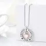 zeqingjw Heart Urn Necklace Cremation Jewelry for Ashes Stainless Steel Circle of Life Engraved Forever Best Friend Memorial Ashes Jewelry