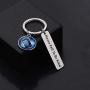 WSNANG Tardis Gift Never Fail to Be Kind Keychain Police Box Charm Jewelry Movie Quote Jewelry for Fans