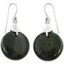 NOVICA Polished Bloodstone .925 Sterling Silver Dangle Earrings Moon of Justice NOVICA Polished Bloodstone .925 Sterling Silver Dangle Earrings Moon of Justice