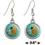 GRAPHICS & MORE Scooby-Doo Ruh Roh Novelty Dangling Drop Charm Earrings