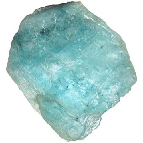 Gemhub AAA++ Quality Aquamarine 18.50 Ct Natural Raw Rough Certified Blue Aquamarine Wire Wrapped Stone