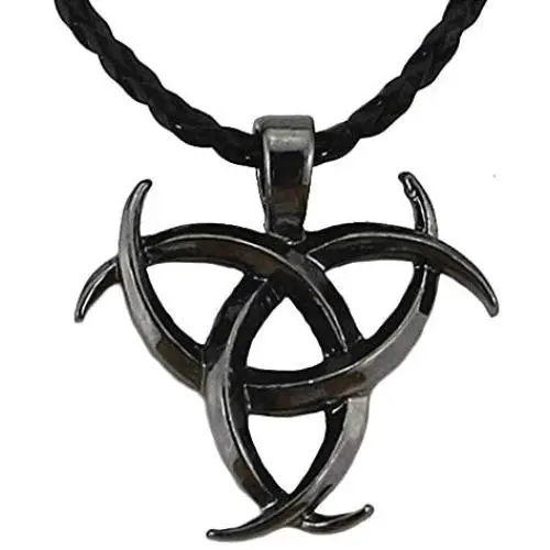 Viking Necklace Norse Amulet Mjolnir Pendant Leather Chain Thors Hammer Necklace Celtic Pagan Symbol Jewelry for Men Unisex
