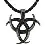 Viking Necklace Norse Amulet Mjolnir Pendant Leather Chain Thors Hammer Necklace Celtic Pagan Symbol Jewelry for Men Unisex