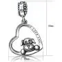 JMQJewelry Heart Dog I Love You Charms Birthstone Dog Paw Dangle Charms for Bracelets Mom Mothers Grandmas Day