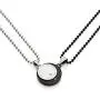 COOLSTEELANDBEYOND A Pair Couples Lovers Steel Moon and Sun Pendant Necklace with Cubic Zirconia for Man Woman Friends COOLSTEELANDBEYOND A Pair Couples Lovers Steel Moon and Sun Pendant Necklace with Cubic Zirconia for Man Woman Friends