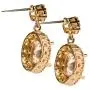 A+O Mother of The Bride or Groom Gift, Wedding Oval Earring and Necklace Jewelry Set in Silver, Gold, Rose Gold