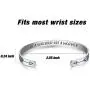 ❤Gift For Mothers Day❤WingLoveLemonmini Inspiring Stainless Steel Cuff Bracelet Carved Spell Cuff Bracelet Friendship Bracelet Personalized Christmas Gift Friendship Gift Inspirational Gift for Women for girls for boy ❤Gift For Mothers Day❤WingLoveLemonmini Inspiring Stainless Steel Cuff Bracelet Carved Spell Cuff Bracelet Friendship Bracelet Personalized Christmas Gift Friendship Gift Inspirational Gift for Women for girls for boy