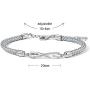 Custom Magnetic Couples Bracelets for Women Men, Promise Rope Name Bracelets Personalized Jewelry for Couples BBF