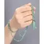 Sunligoo Urn Pendant Necklace for Ashes Cremation Memorial Keepsake Jewelry Healing Crystal Bullet Pendant Natural Stone Beads Necklaces for Women Girls