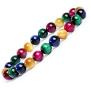 Serirtire 8mm Tiger Eye Gemstone Bracelet Round Beads Stretch Bracelet Handmade Healing Stone Jewelry for Women Girls