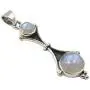 SilverStarJewel 925 Solid Silver Natural Cabochon Rainbow Moonstone Pendant 1.7'' 3.2 Grams SilverStarJewel 925 Solid Silver Natural Cabochon Rainbow Moonstone Pendant 1.7'' 3.2 Grams