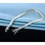 GMESME Women Princess Cut Cubic Zirconia Classic Tennis Bracelet 7.5 Inch GMESME Women Princess Cut Cubic Zirconia Classic Tennis Bracelet 7.5 Inch