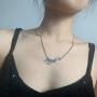 YSAHan Custom Name Necklace Personalized Initial Nameplate Jewelry Birthday for Women Girls
