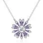 SUES SECRET Sunflower Necklace Crystal Jewelry for Women Girls Pendant with Elegant Box for mom Easter Gifts 2021 for her